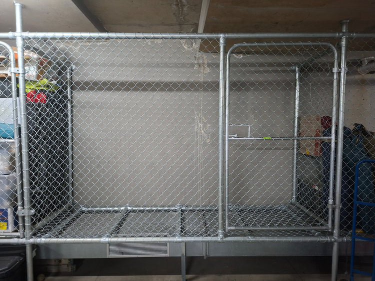 Custom Chain-link Fabric Storage Cage