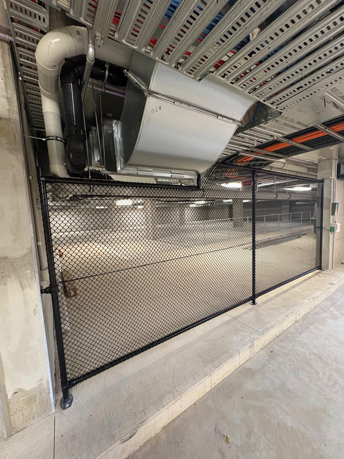 Black PVC Chain-link Infill Screen at Cobblebank Community Hub