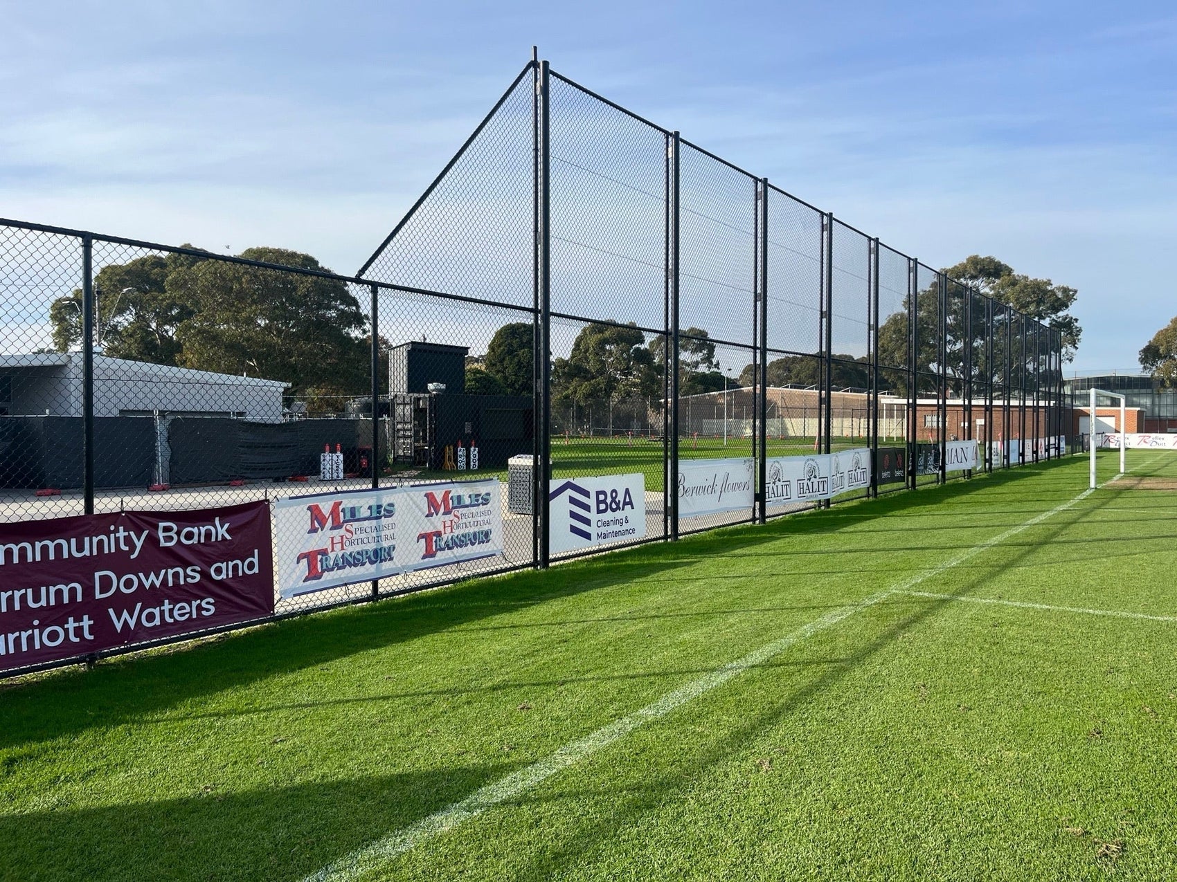 6m High Ball Stop Fencing for Dandenong Soccer Club