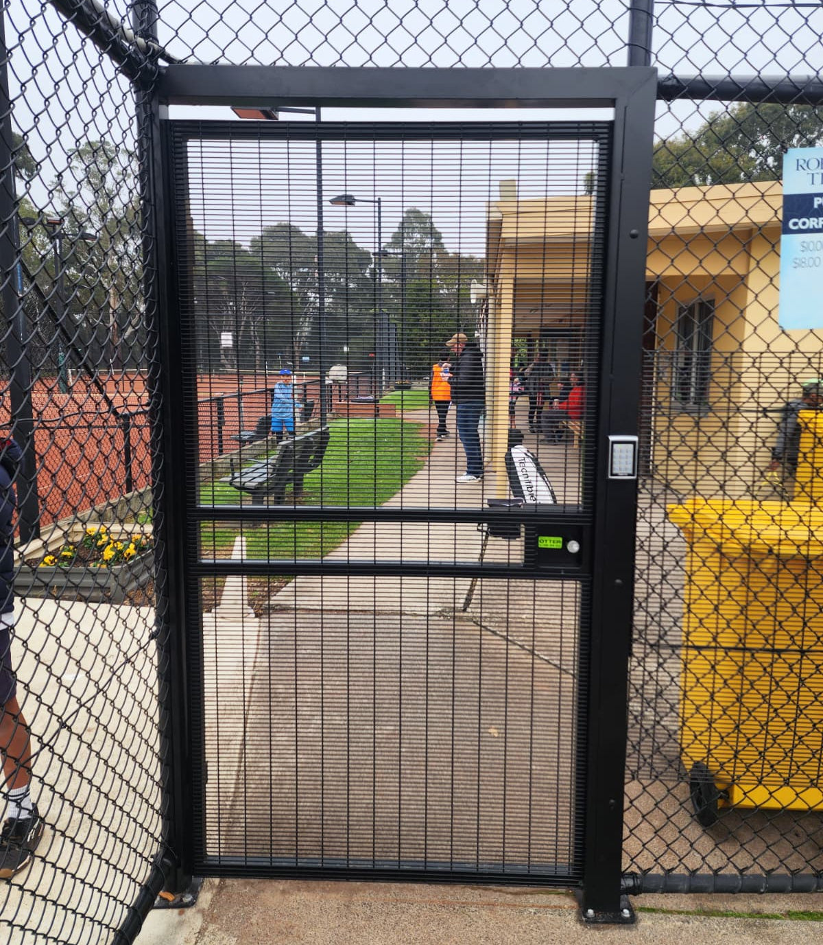 Book-a-Court Gate Upgrade for Tennis Courts