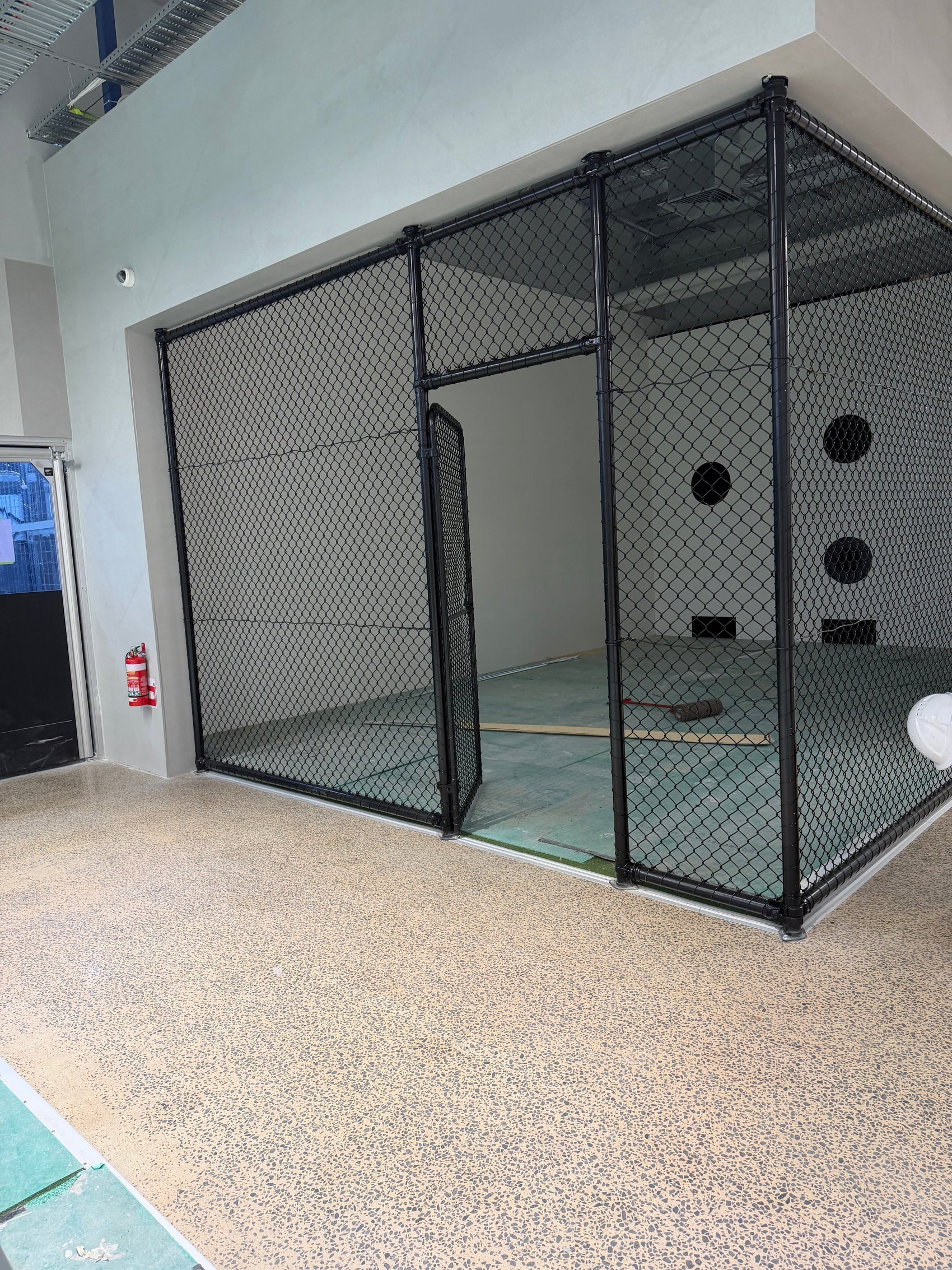 Custom Protective Football Experience Cage for Rebel Sport Bendigo