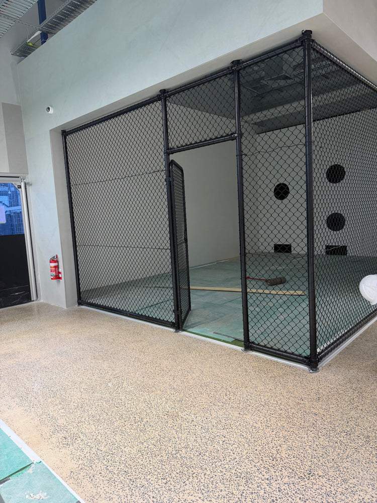 Custom Protective Football Experience Cage for Rebel Sport Bendigo
