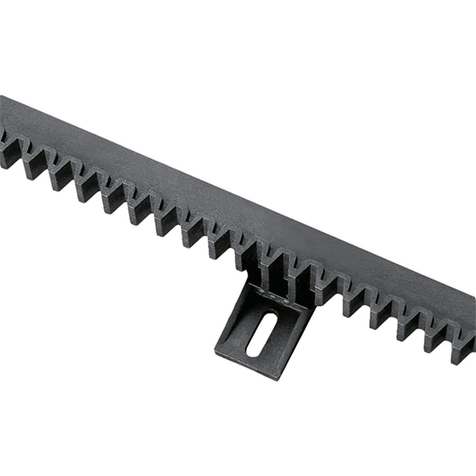 Steel Core Nylon Gear Rack M4 1m – 4 Lugs Down, Up to 500kg