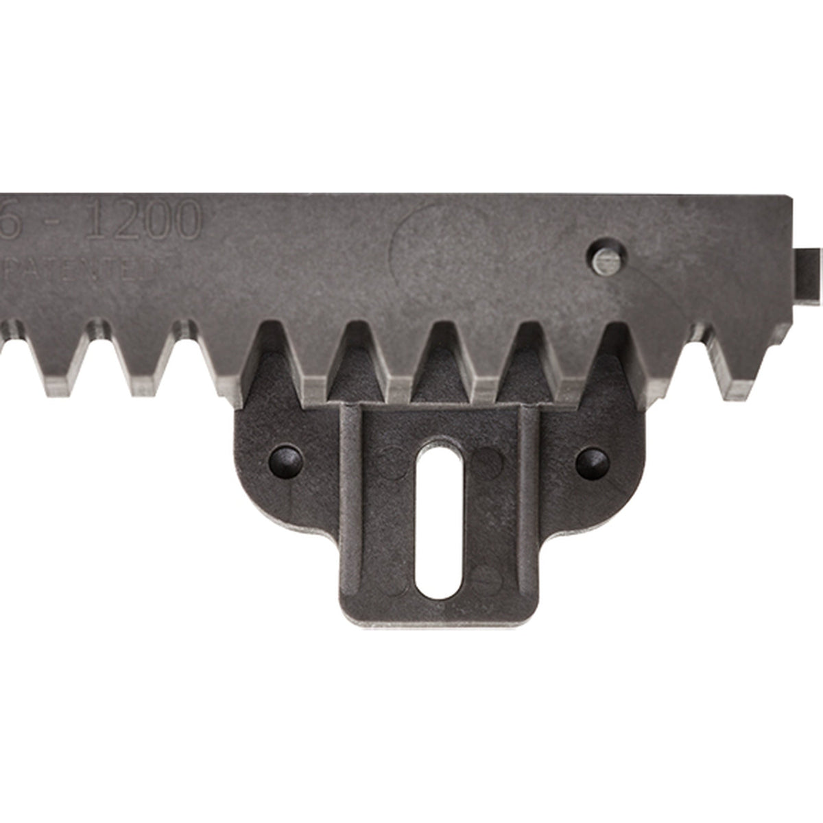 Steel Core Nylon Gear Rack M4 1m – 6 Lugs Down, Up to 700kg