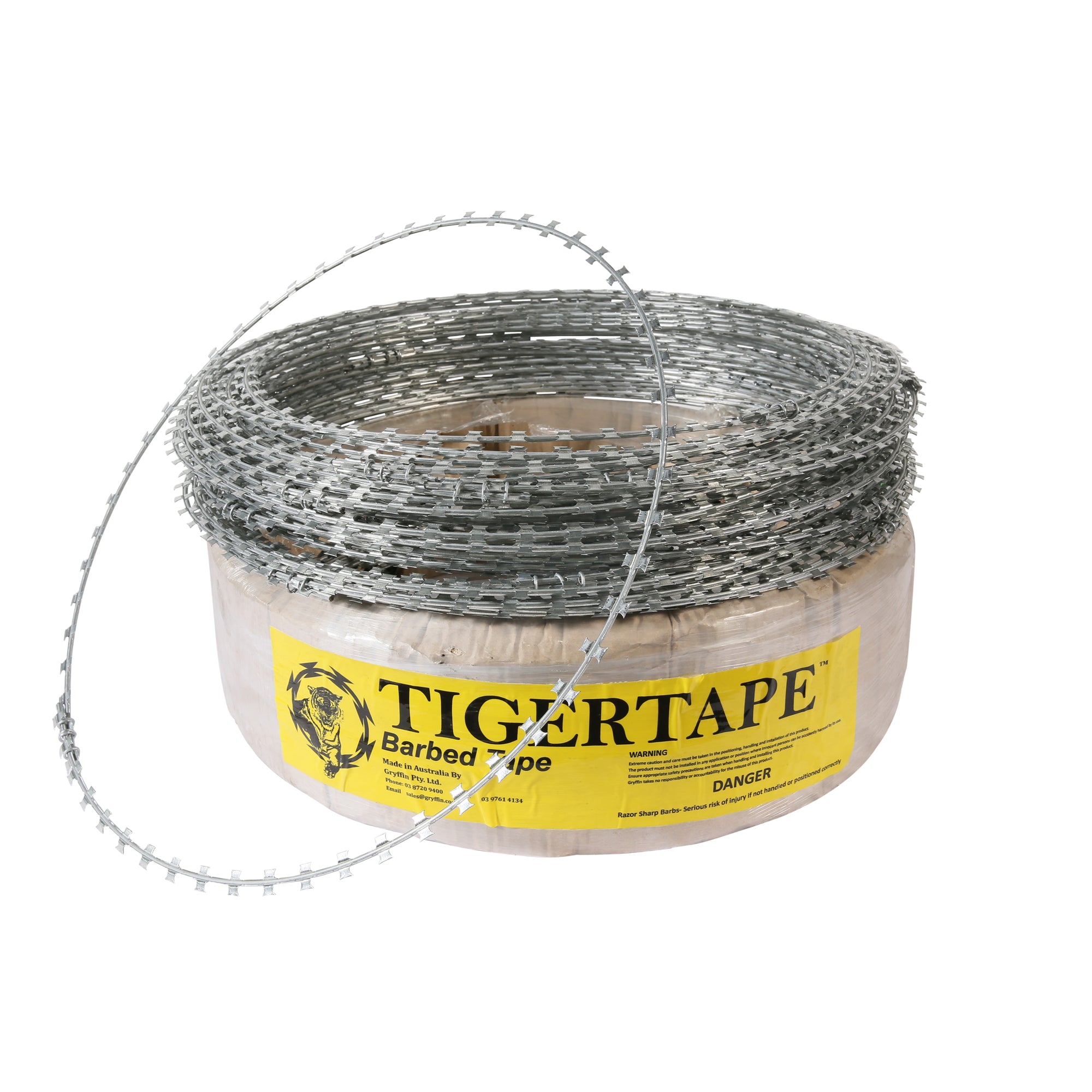 Razor Wire Flat Loop Galvanised - Otter Fencing - Razor Wire