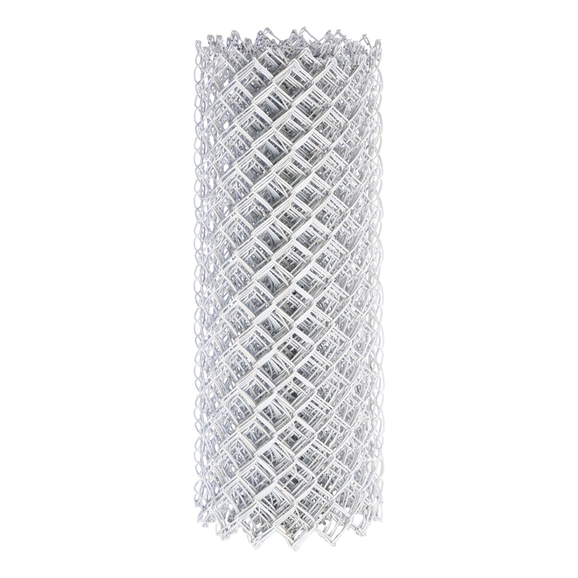 Chain-link Fabric White Fusion Bonded 45 1200 / KK / 3.15