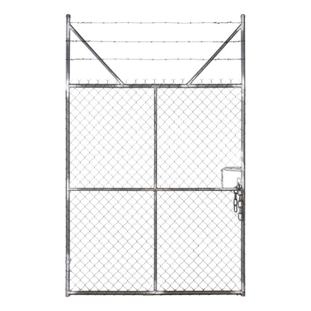 Chain-link Barb Top Double Gate Galvanised 2250 / 4000