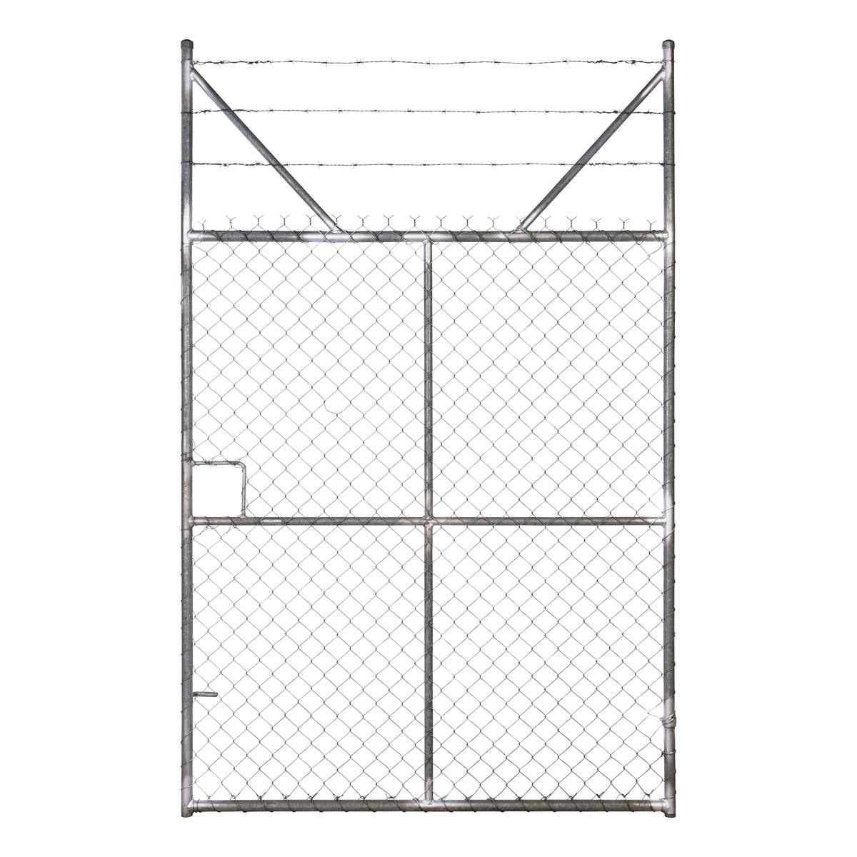 Chain-link Barb Top Double Gate Galvanised 2250 / 4000
