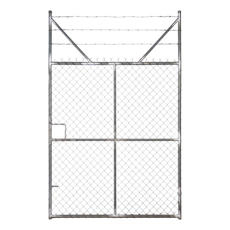 Chain-link Barb Top Double Gate Galvanised 2250 / 4000