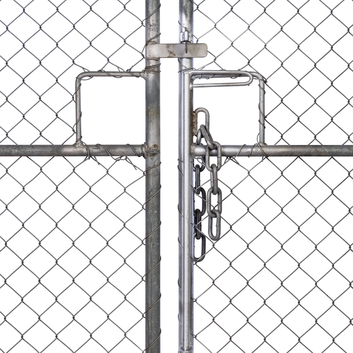 Chain-link Barb Top Double Gate Galvanised 2250 / 4000