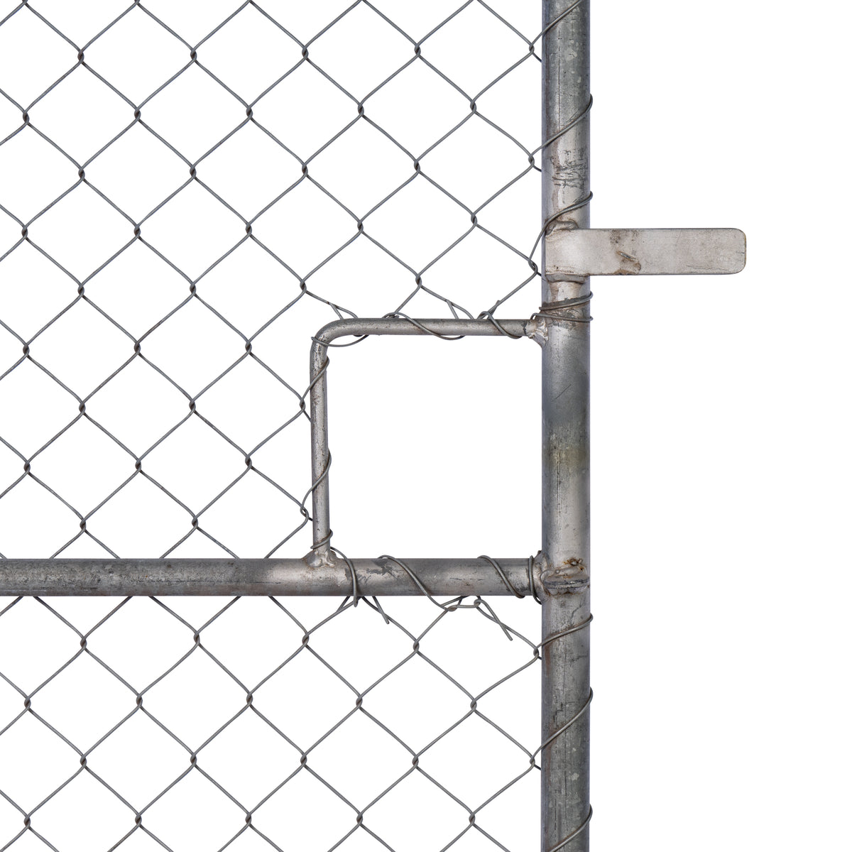 Chain-link Barb Top Double Gate Galvanised 2250 / 4000