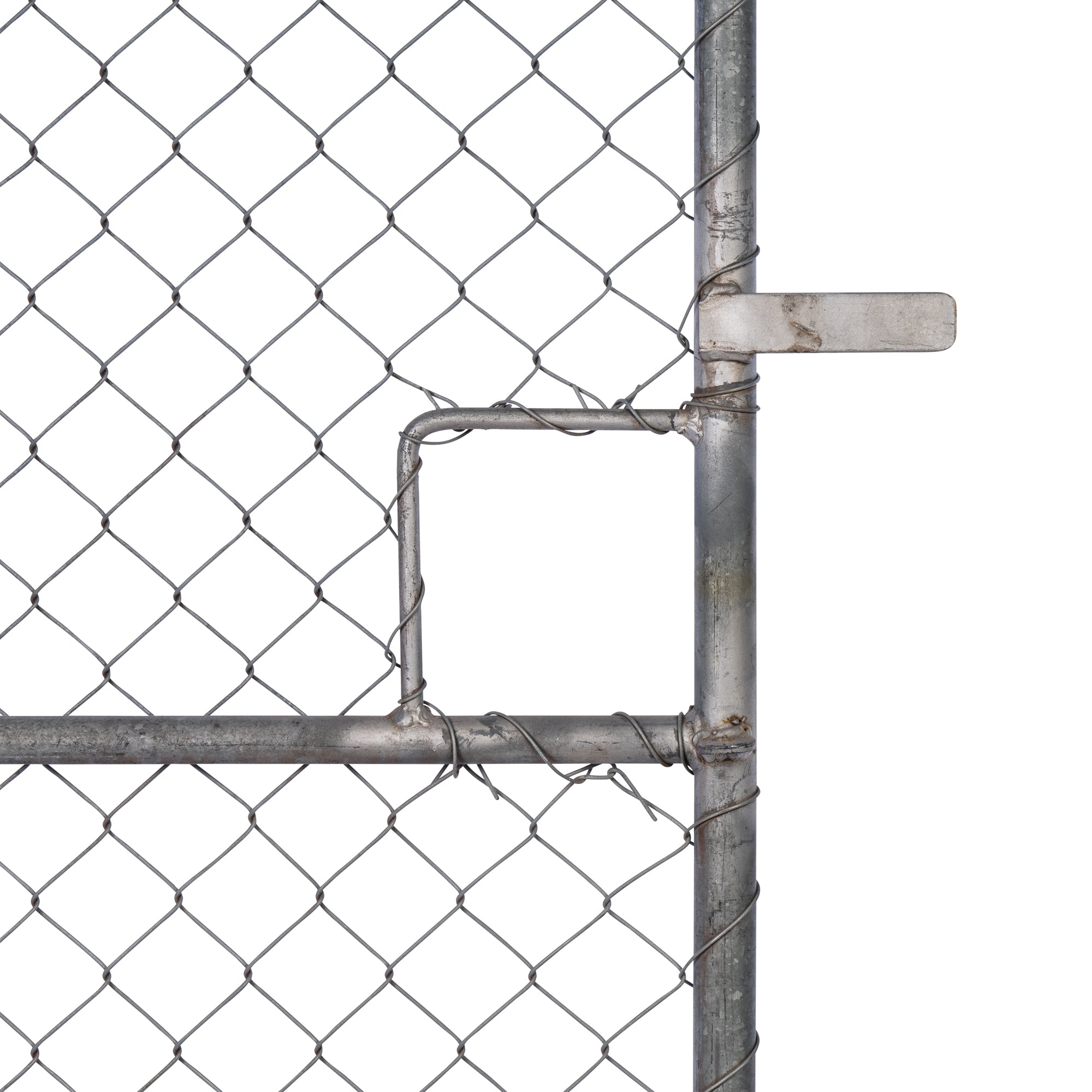 Chain-link Barb Top Double Gate Galvanised 2250 / 4000