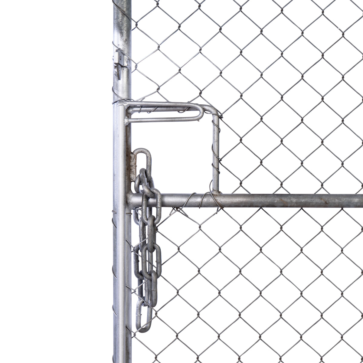 Chain-link Barb Top Double Gate Galvanised 2250 / 4000