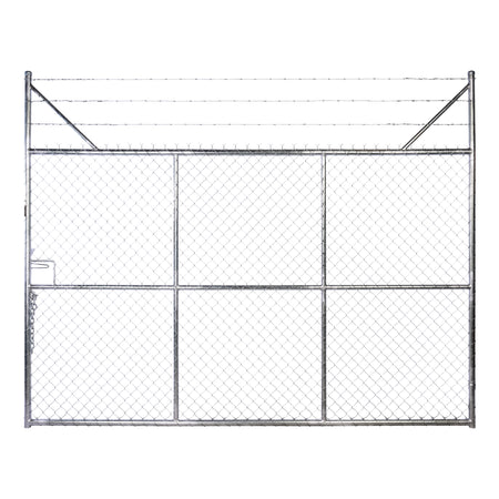 Chain-link Barb Top Double Gate Galvanised 2250 / 6000