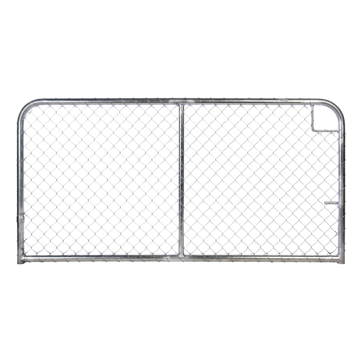 Chain Link Plain Top Double Gate Galvanised 900 / 4000