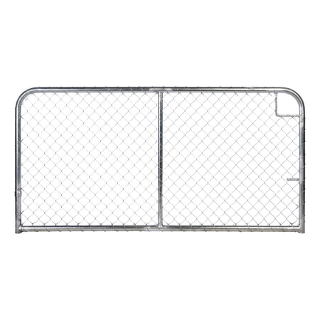 Chain Link Plain Top Double Gate Galvanised 900 / 4000