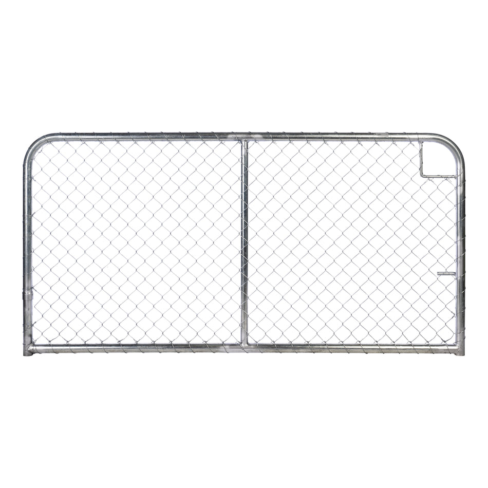 Chain Link Plain Top Double Gate Galvanised 900 / 4000