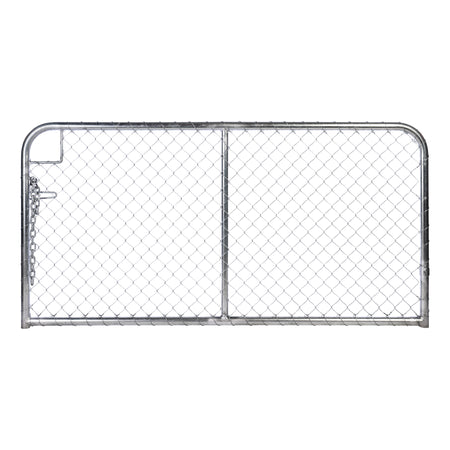 Chain Link Plain Top Double Gate Galvanised 900 / 4000