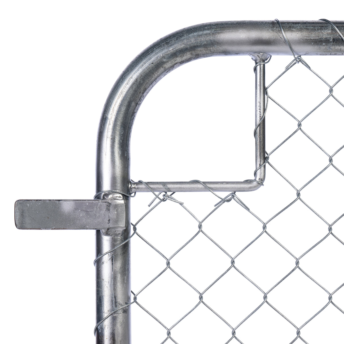 Chain Link Plain Top Double Gate Galvanised 900 / 4000