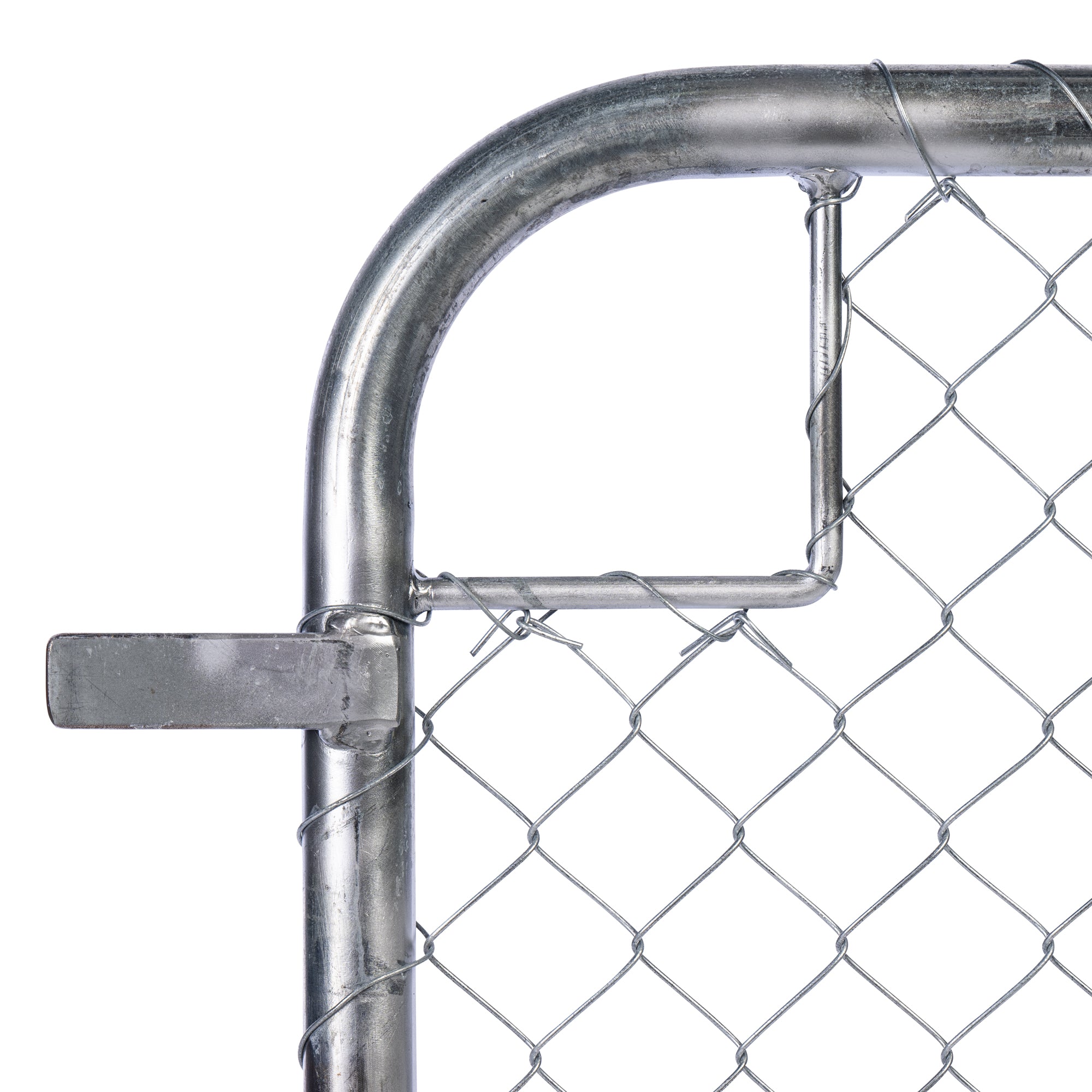 Chain Link Plain Top Double Gate Galvanised 900 / 4000