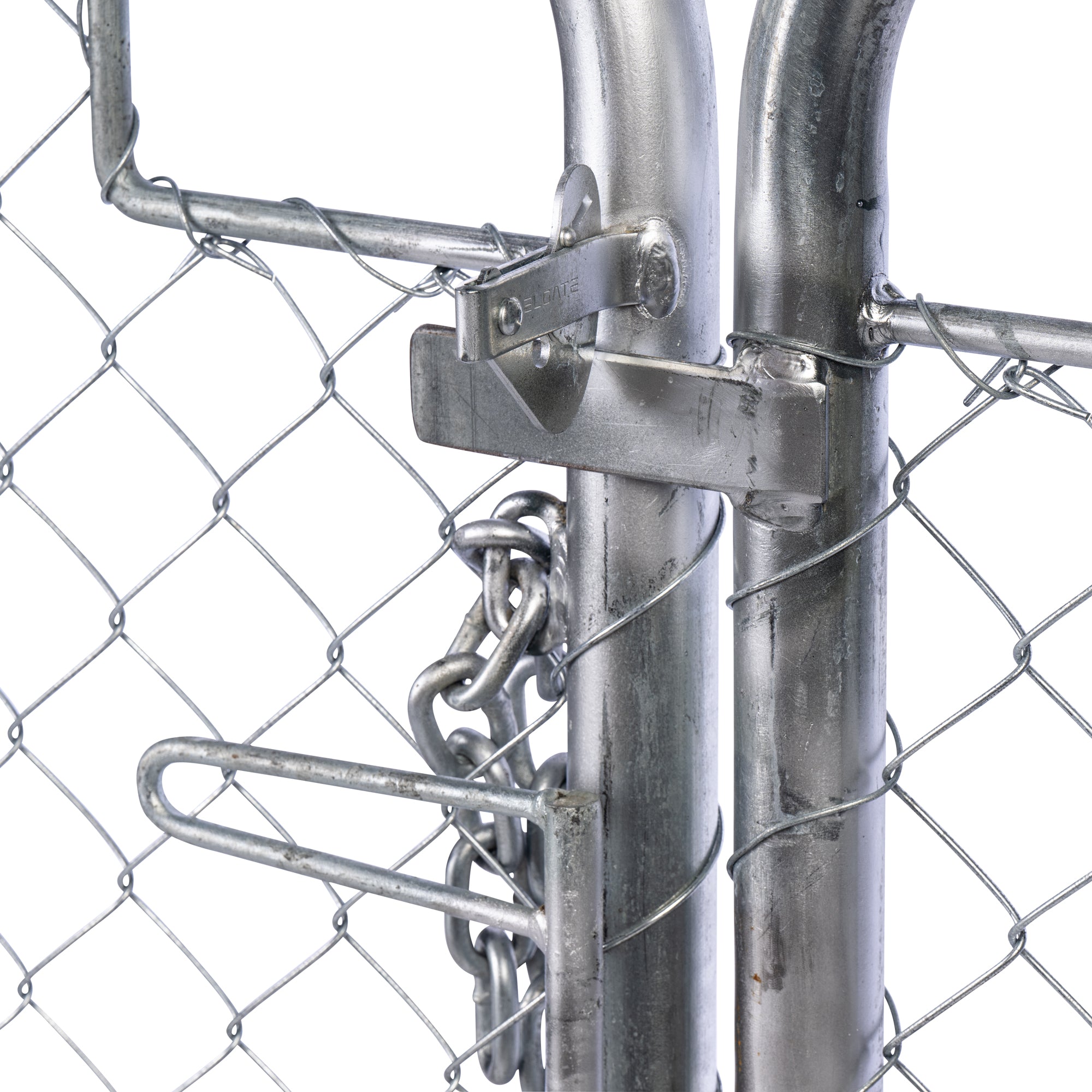 Chain Link Plain Top Double Gate Galvanised 900 / 4000