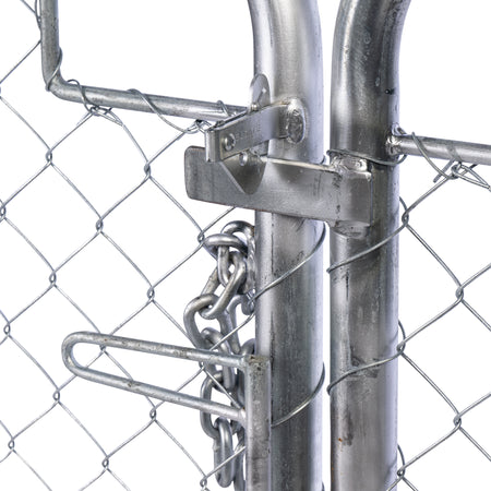 Chain Link Plain Top Double Gate Galvanised 900 / 4000