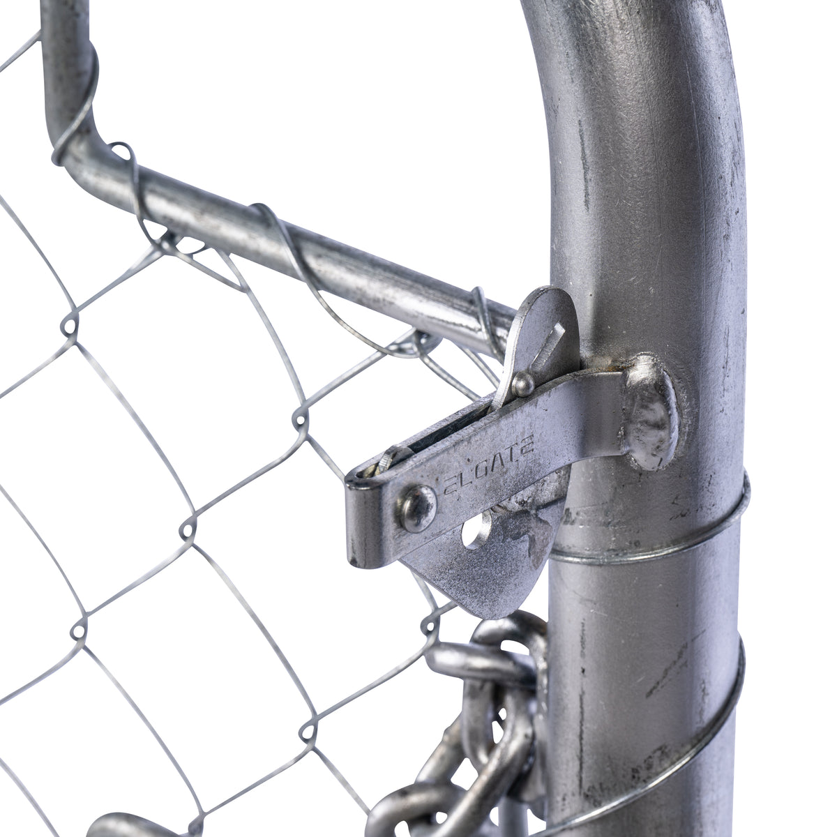 Chain Link Plain Top Double Gate Galvanised 900 / 4000