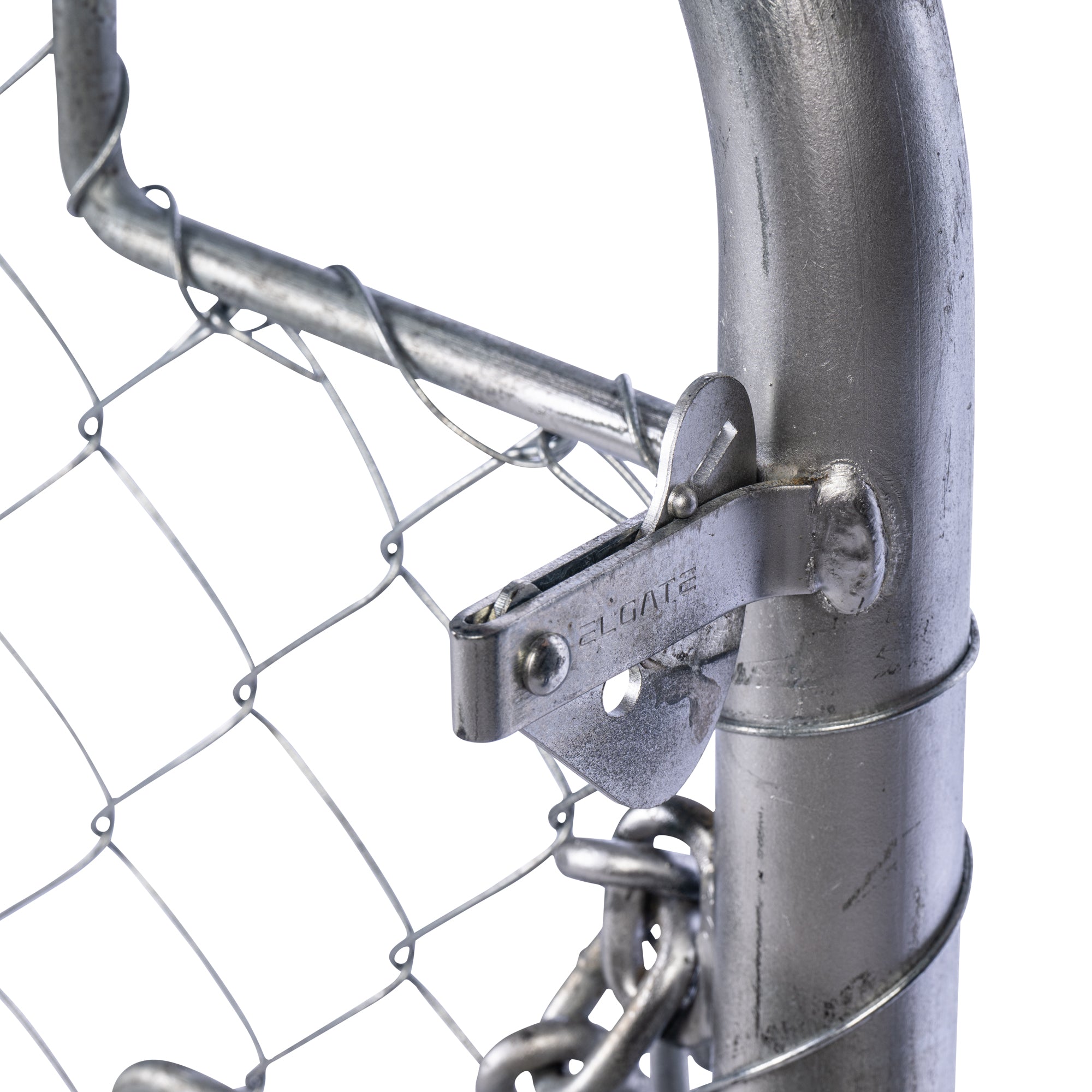 Chain Link Plain Top Double Gate Galvanised 900 / 4000