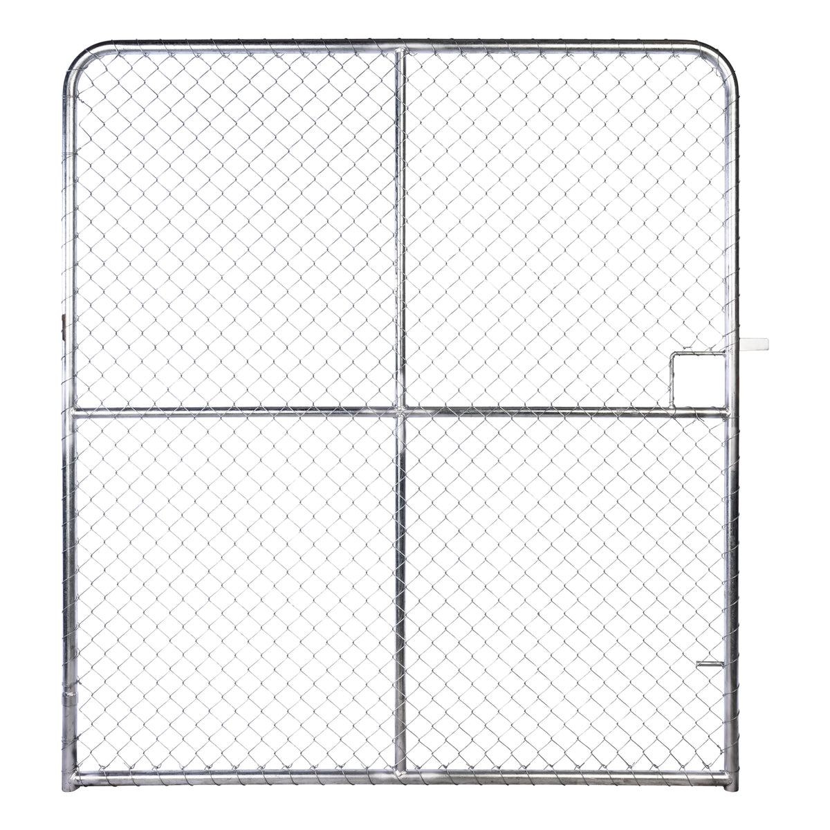 Chain Link Plain Top Double Gate Galvanised 2100 / 4000