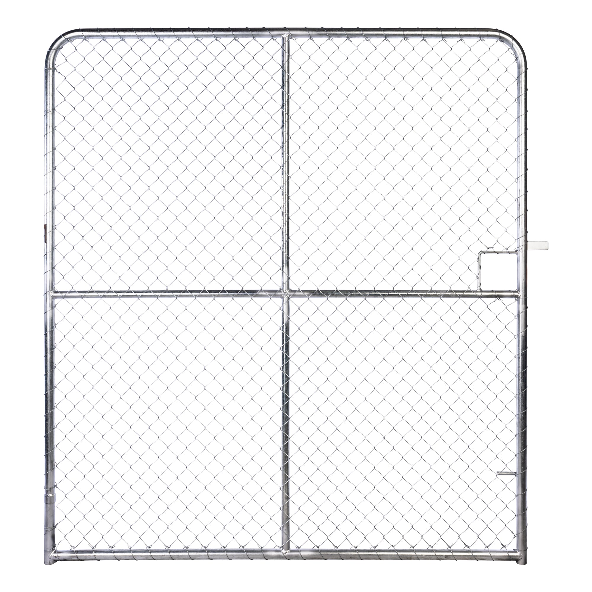 Chain Link Plain Top Double Gate Galvanised 2100 / 4000