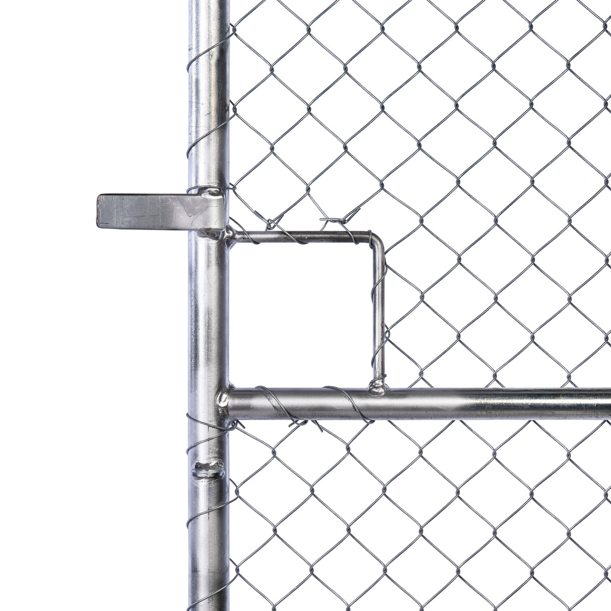 Chain Link Plain Top Double Gate Galvanised 2100 / 4000