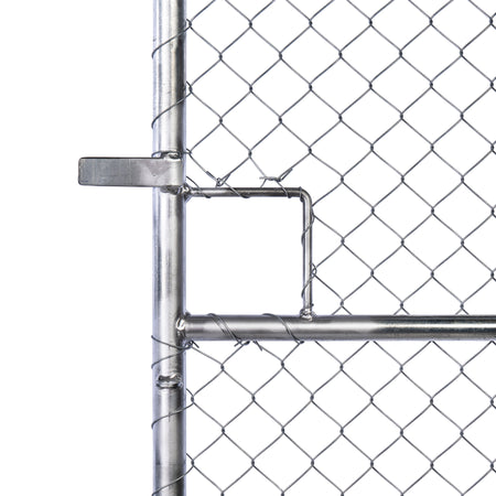 Chain Link Plain Top Double Gate Galvanised 2100 / 4000