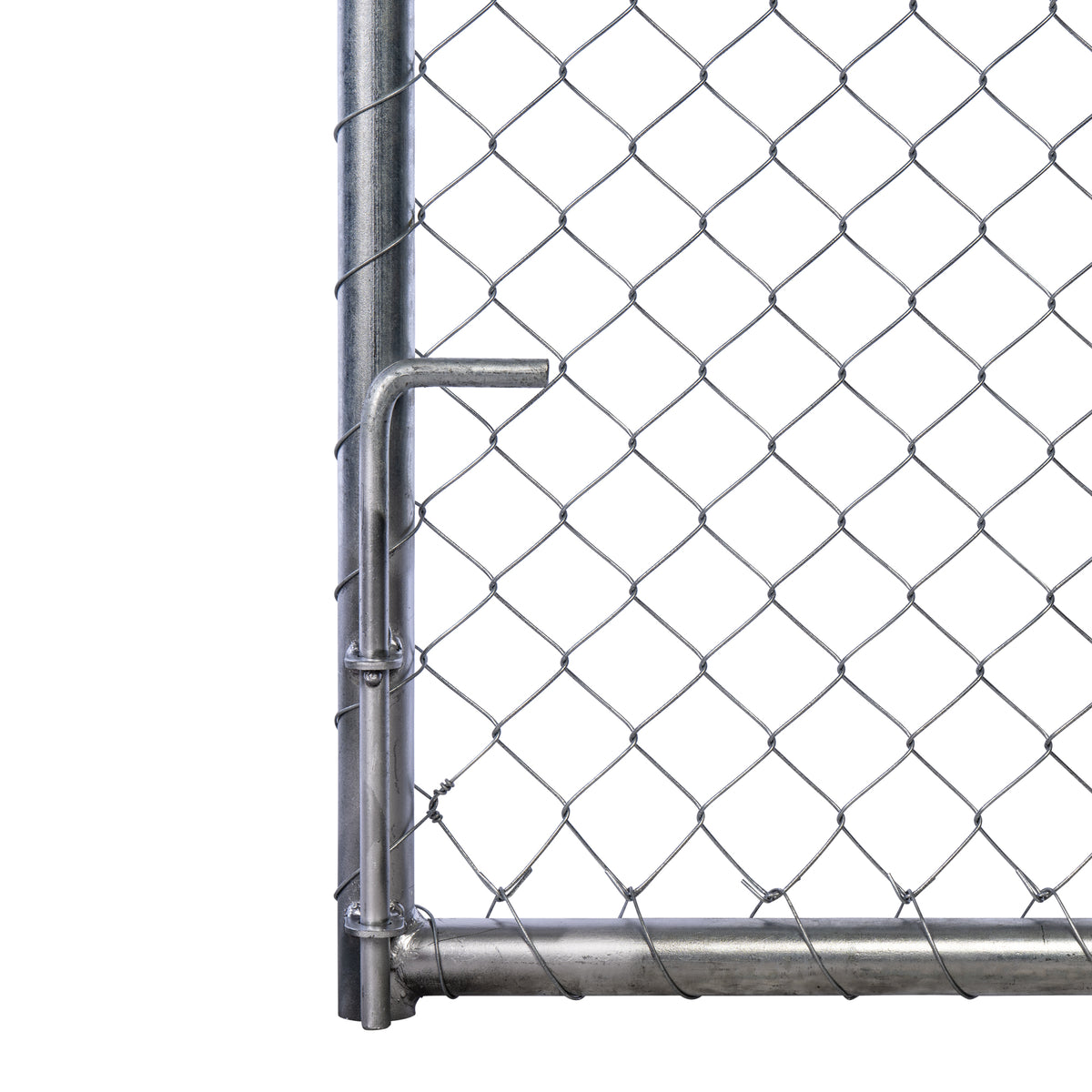 Chain Link Plain Top Double Gate Galvanised 2100 / 4000