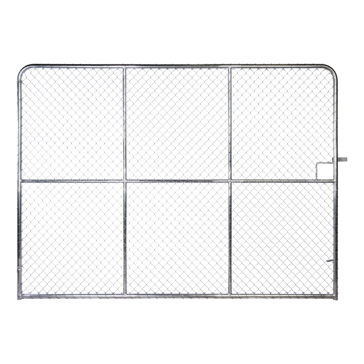 Chain Link Plain Top Double Gate Galvanised 2100 / 6000
