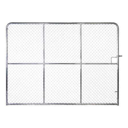Chain Link Plain Top Double Gate Galvanised 2100 / 6000