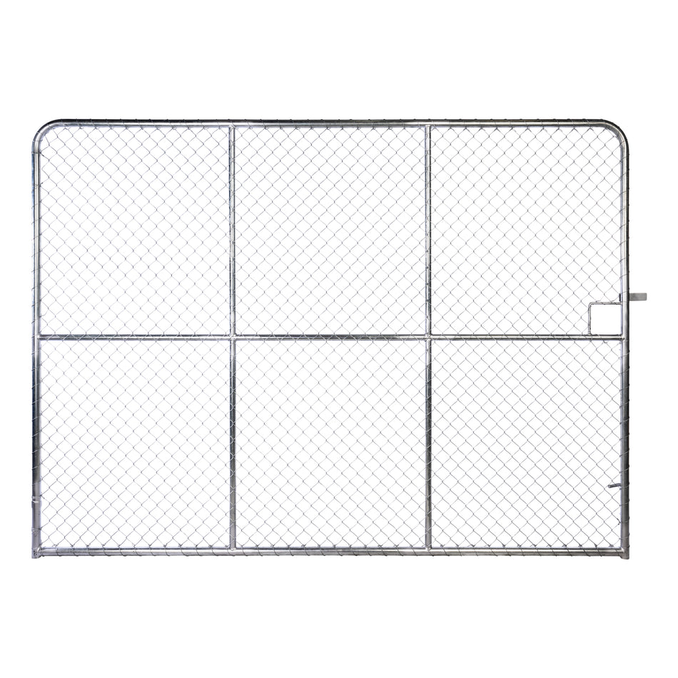 Chain Link Plain Top Double Gate Galvanised 2100 / 6000