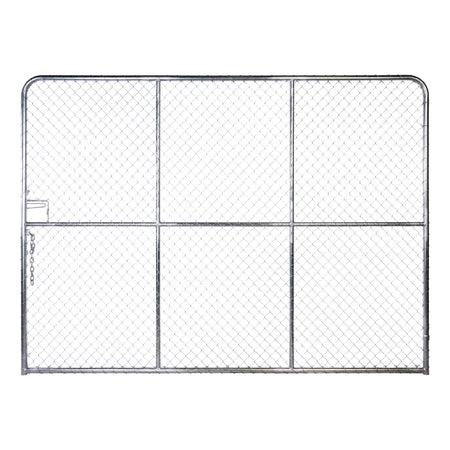 Chain Link Plain Top Double Gate Galvanised 2100 / 6000