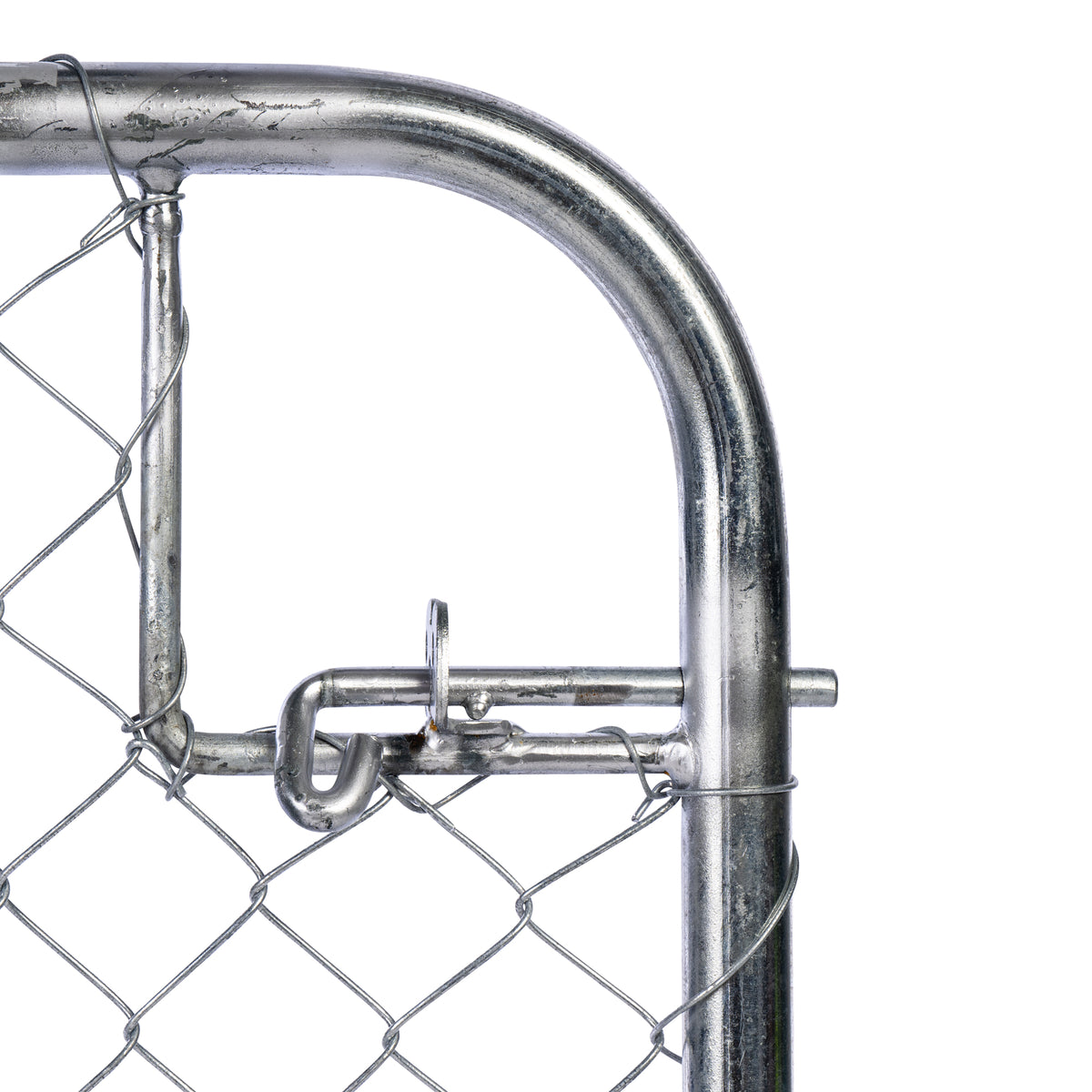 Chain Link Plain Top Single Gate Galvanised 900 / 1000