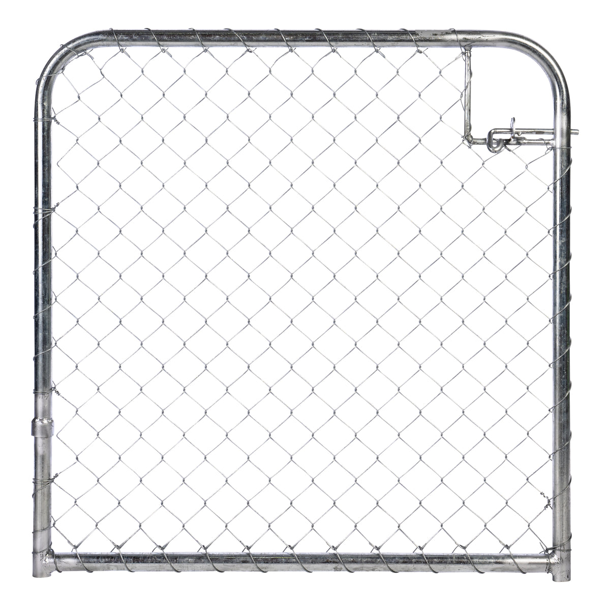 Chain Link Plain Top Single Gate Galvanised 900 / 1000