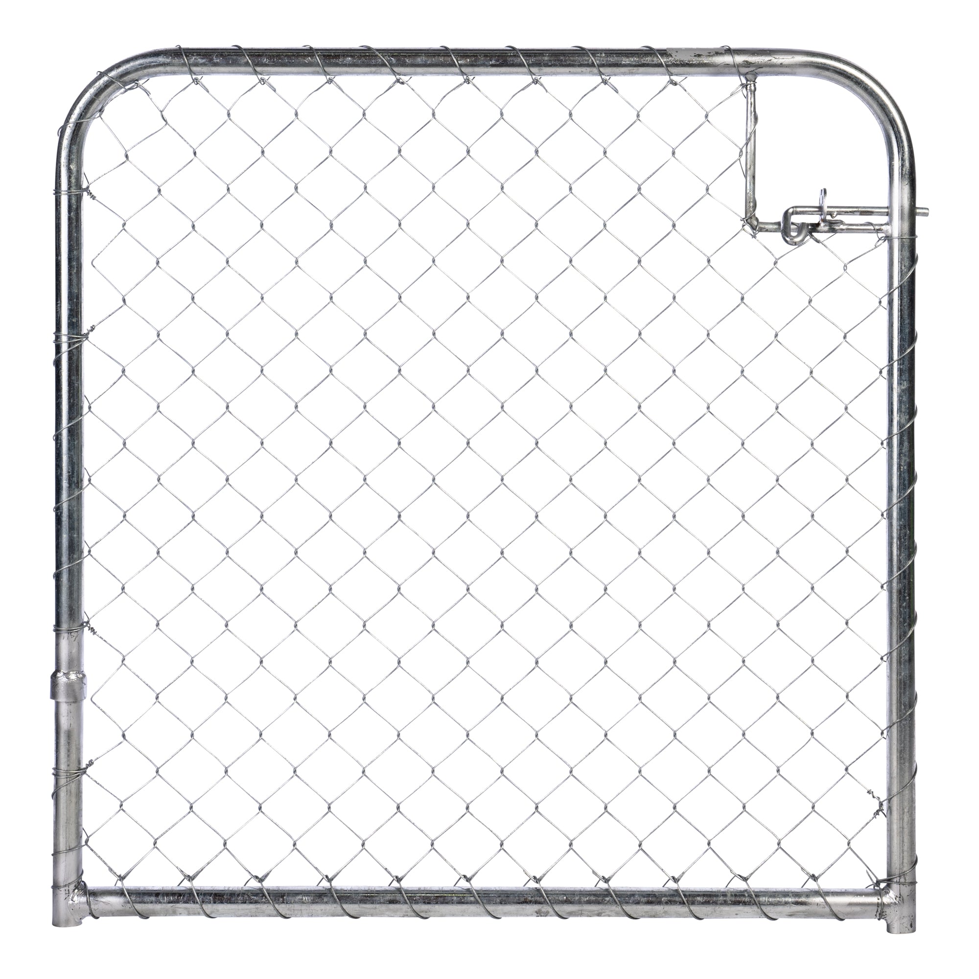 Chain Link Plain Top Single Gate Galvanised 900 / 1000