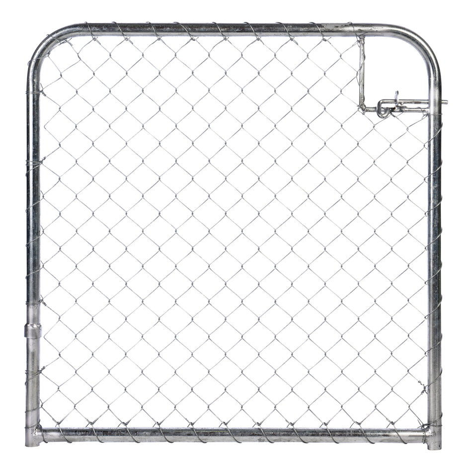 Chain Link Plain Top Single Gate Galvanised 900 / 1000