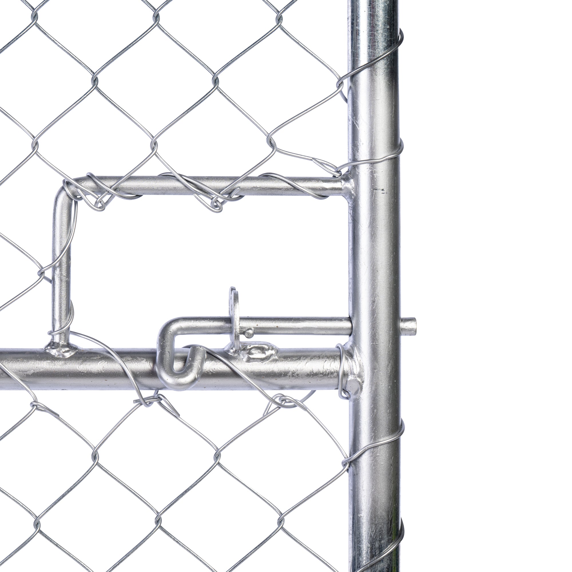 Chain Link Plain Top Single Gate Galvanised 2100 / 1000