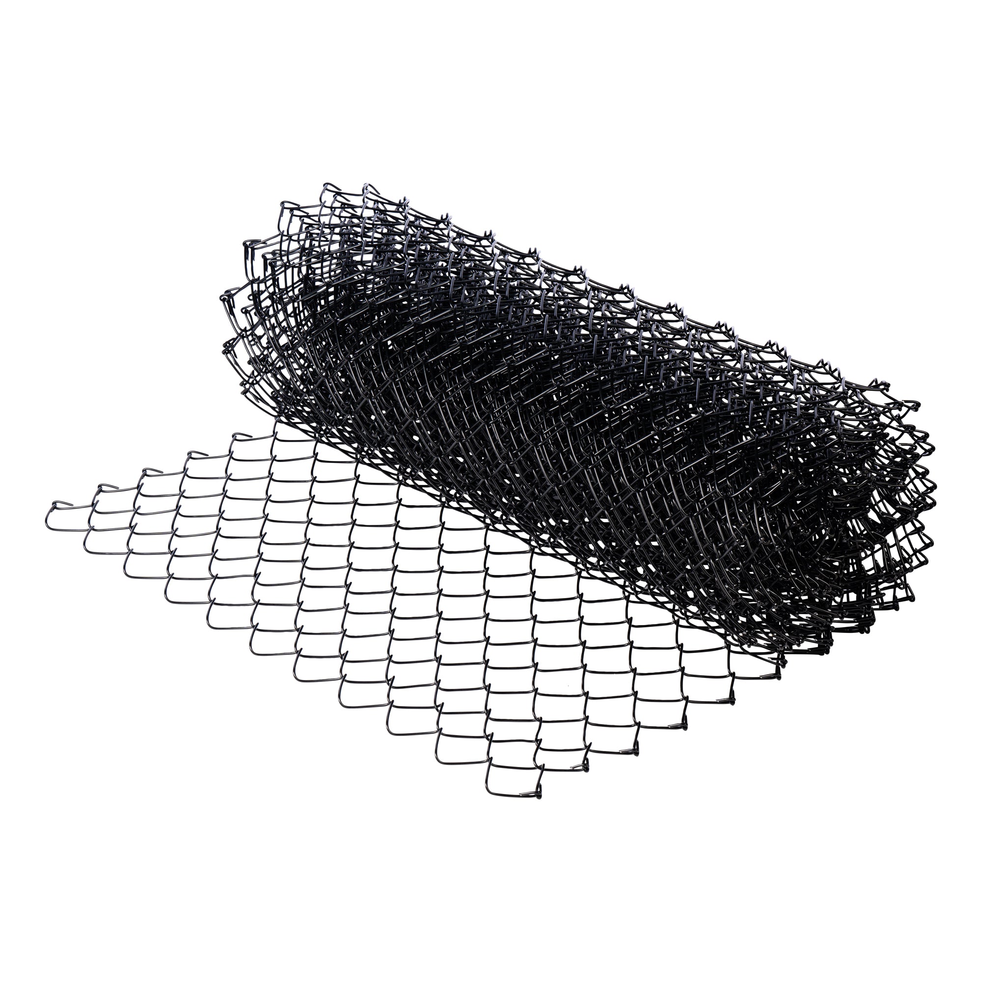 Chain-link Fabric Black PVC 45 1200 / KK / 2.5