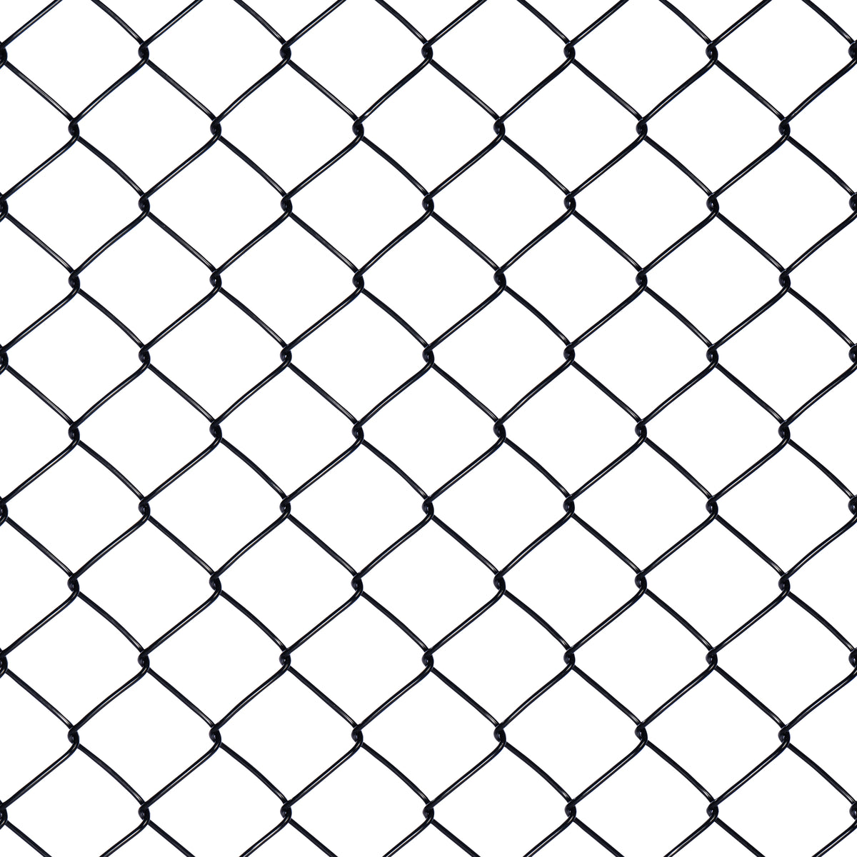 Chain-link Fabric Black PVC 45 1200 / KK / 2.5