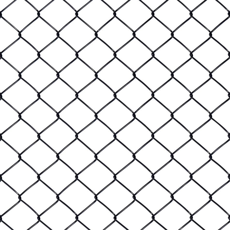 Chain-link Fabric Black PVC 45 1200 / KK / 2.5