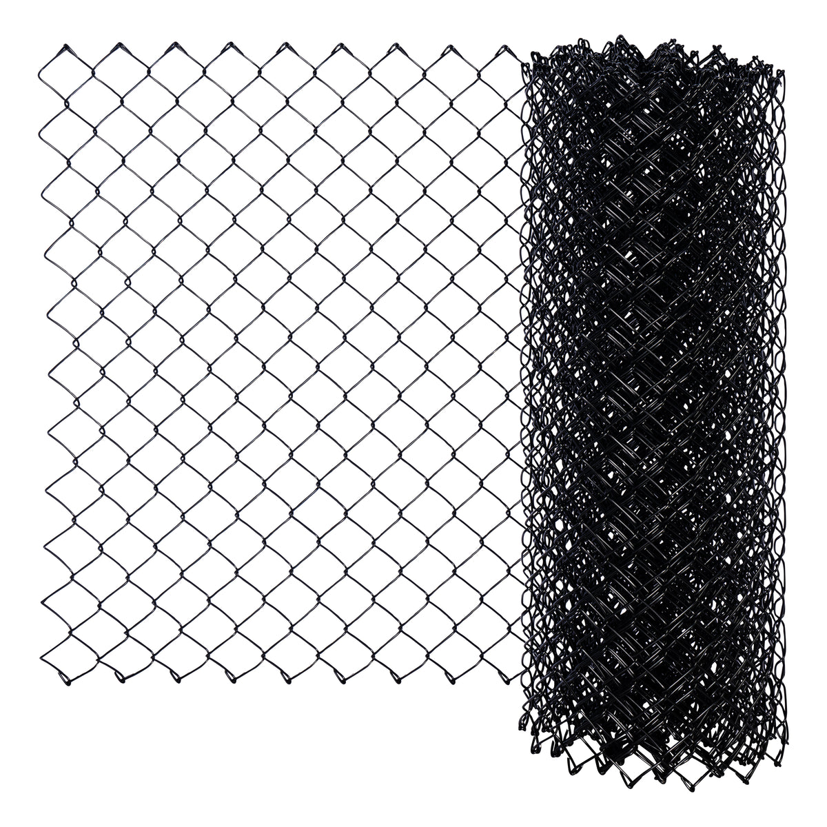 Chain-link Fabric Black PVC 45 1200 / KK / 2.5