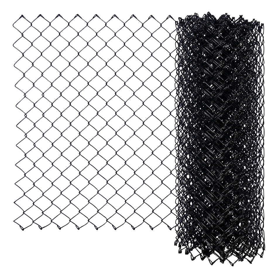 Chain-link Fabric Black PVC 45 1200 / KK / 2.5