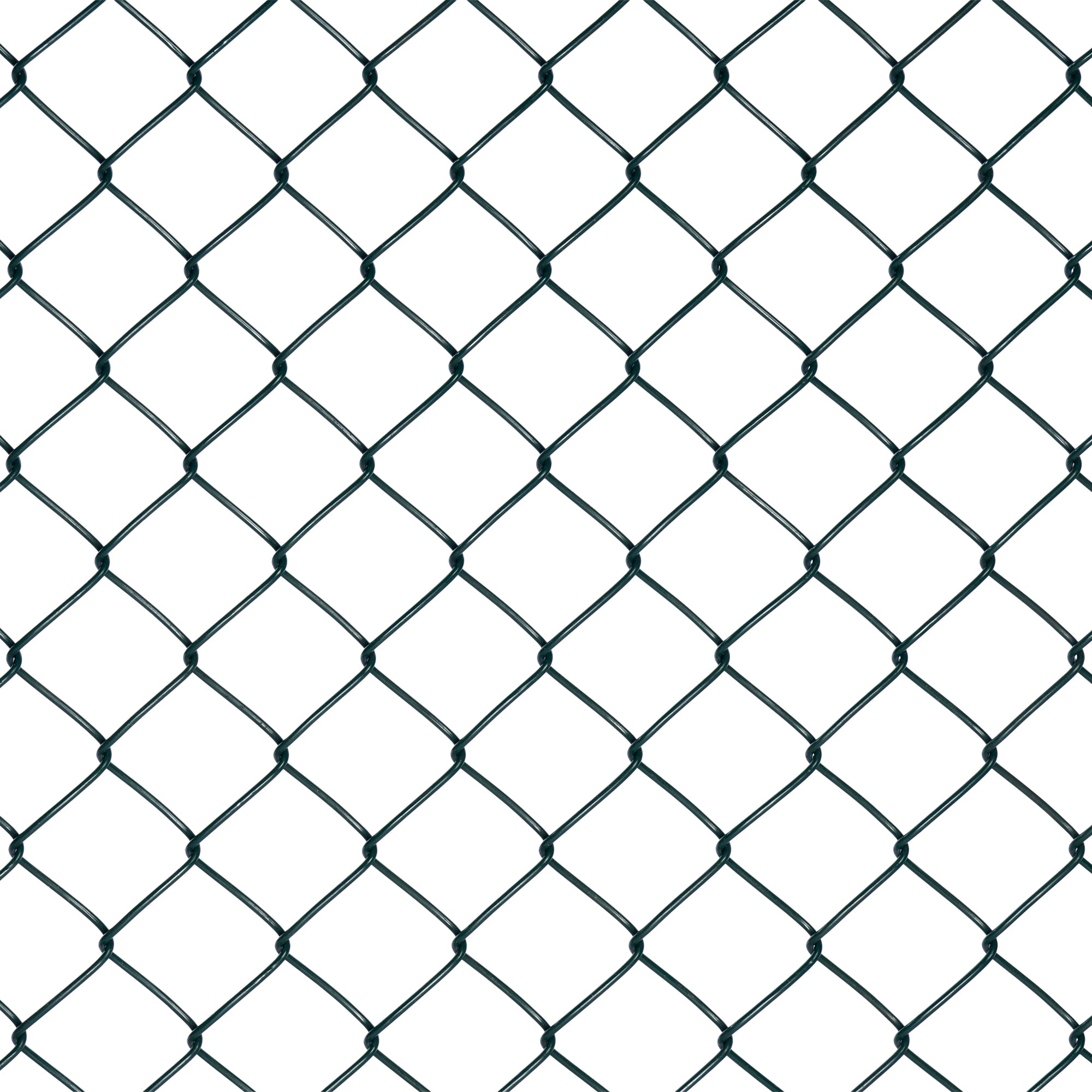 Chain-link Fabric Green PVC 45 1200 / KK / 2.5
