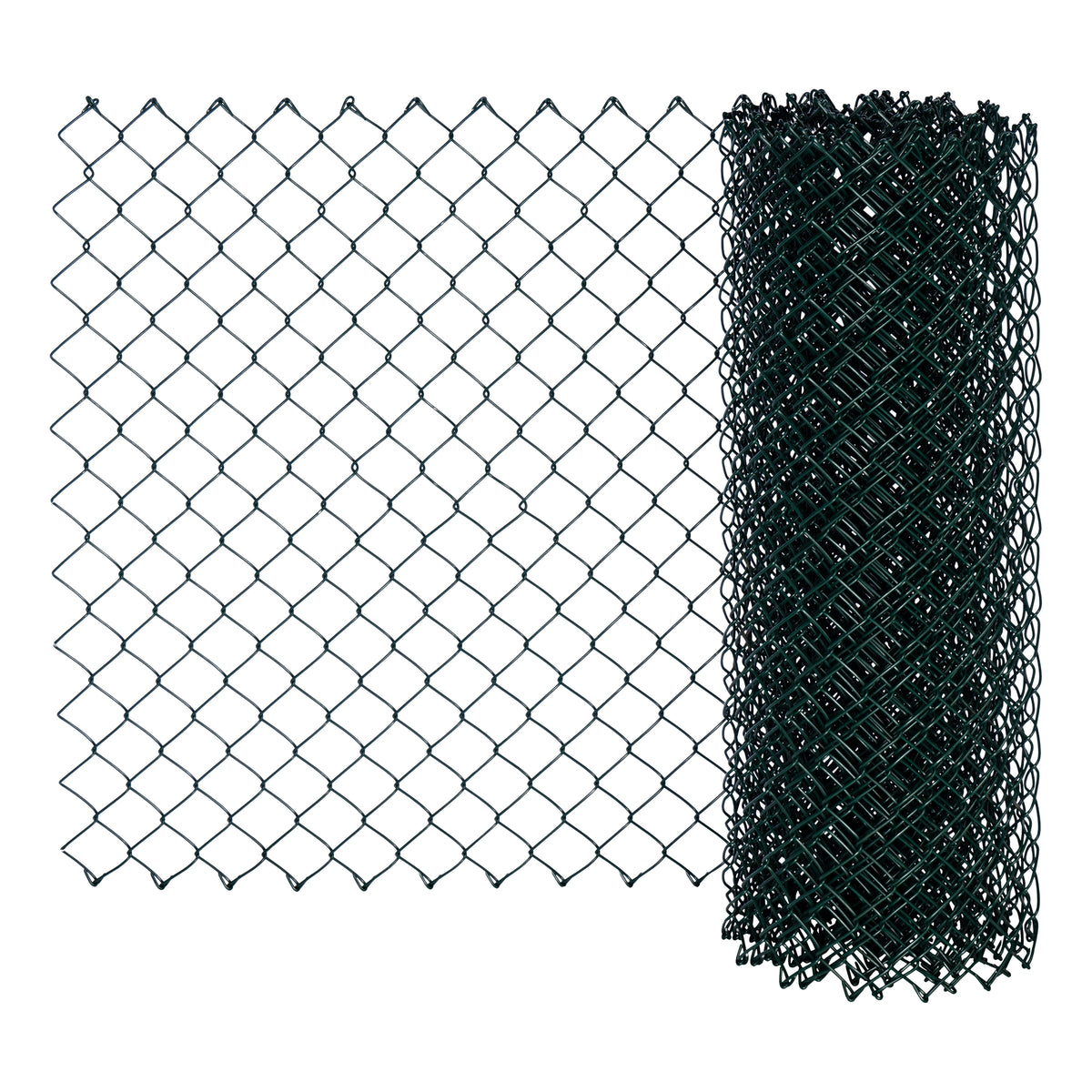 Chain-link Fabric Green PVC 45 1200 / KK / 2.5