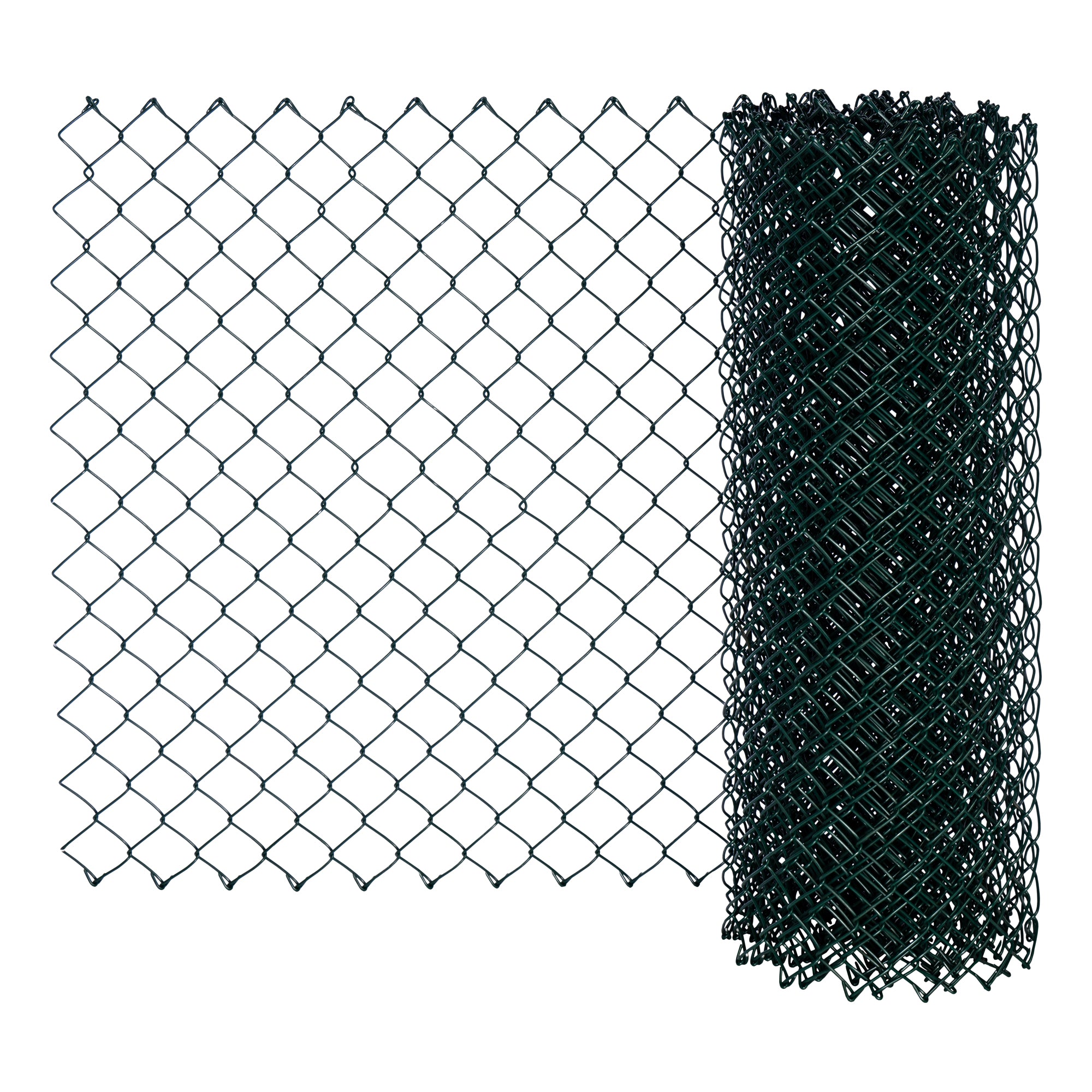Chain-link Fabric Green PVC 45 1200 / KK / 2.5